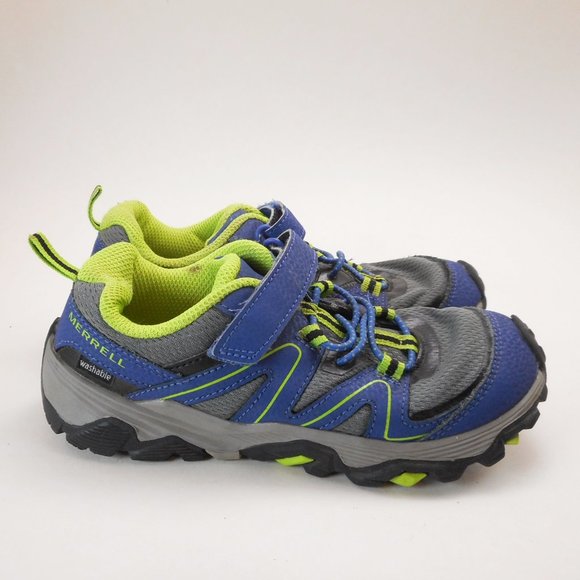 Merrell Shoes Merrell Trail Quest Youth Boys Hiking Shoes Blue